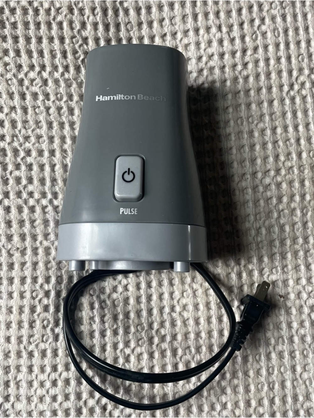 Hamilton Beach Gray Compact Blender Base with Pulse Button